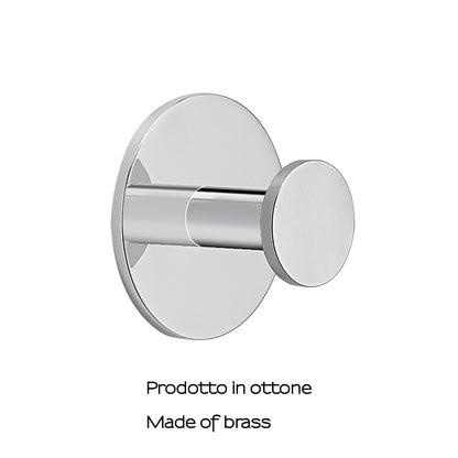 Appendiabiti singolo di Gedy modello Ustica in Alluminio - Cromato by CeramicStore | Lo specialista del tuo bagno
