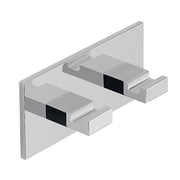Appendiabiti doppio in Alluminio modello Malta di Gedy - Cromato by CeramicStore | Lo specialista del tuo bagno