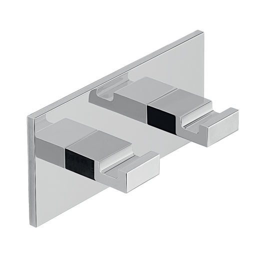 Appendiabiti doppio in Alluminio modello Malta di Gedy - Cromato by CeramicStore | Lo specialista del tuo bagno