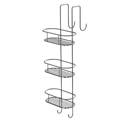 Portaoggetti doccia ovale appendibile a 3 ripiani di Gedy modello Tito - Cromato by CeramicStore | Lo specialista del tuo bagno