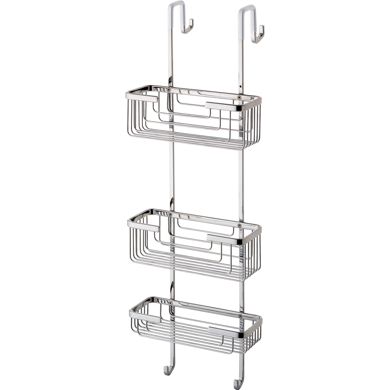 Portaoggetti doccia appendibile a 3 ripiani in Ottone modello Apollo di Gedy - Cromato by CeramicStore | Lo specialista del tuo bagno