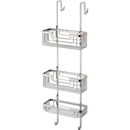 Portaoggetti doccia appendibile a 3 ripiani in Ottone modello Apollo di Gedy - Cromato by CeramicStore | Lo specialista del tuo bagno