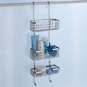 Portaoggetti doccia appendibile a 3 ripiani in Ottone modello Apollo di Gedy - Cromato by CeramicStore | Lo specialista del tuo bagno