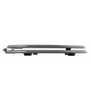 Sedile WC in MDF con cerniere in Acciaio Inox e stampa Sentiero di ciottoli - Grigio