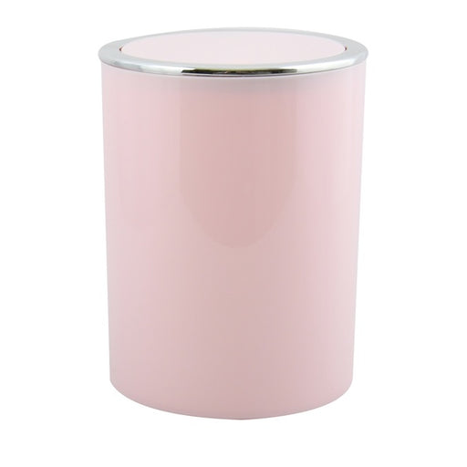 Cestino 6L in ABS modello Kamaka con coperchio basculante rimovibile - Rosa Pastello by CeramicStore | Lo specialista del tuo bagno