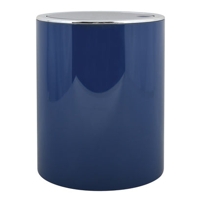 Cestino 6L in ABS modello Kamaka con coperchio basculante rimovibile - Blu elettrico by CeramicStore | Lo specialista del tuo bagno