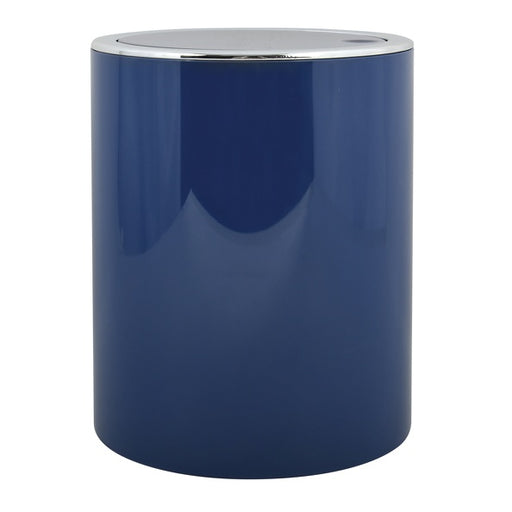 Cestino 6L in ABS modello Kamaka con coperchio basculante rimovibile - Blu elettrico by CeramicStore | Lo specialista del tuo bagno