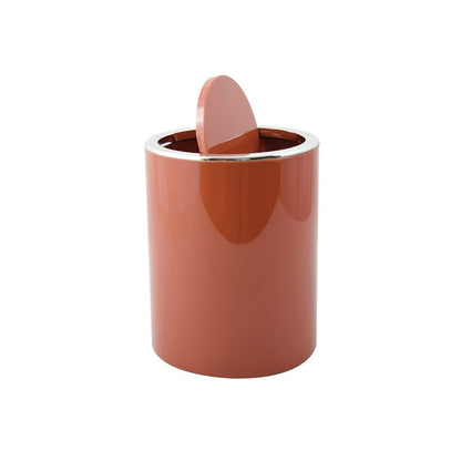 Cestino 6L in ABS modello Kamaka con coperchio basculante rimovibile - Terracotta by CeramicStore | Lo specialista del tuo bagno