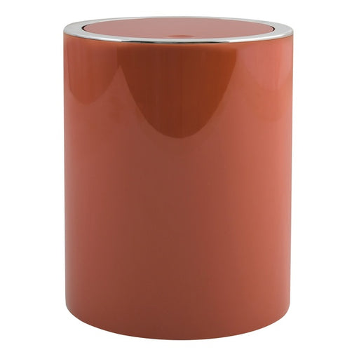 Cestino 6L in ABS modello Kamaka con coperchio basculante rimovibile - Terracotta by CeramicStore | Lo specialista del tuo bagno