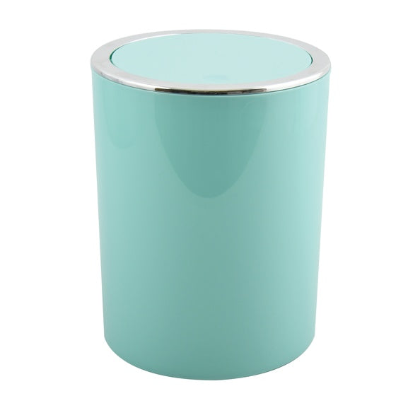Cestino 6L in ABS modello Kamaka con coperchio basculante rimovibile - Verde Pastello by CeramicStore | Lo specialista del tuo bagno