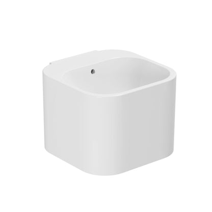 Lavabo Azzurra Tandem con cesto contenitore 44x43 cm - Bianco lucido by CeramicStore | Lo specialista del tuo bagno