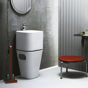 Lavabo Azzurra Tandem con cesto contenitore 44x43 cm - Bianco lucido by CeramicStore | Lo specialista del tuo bagno