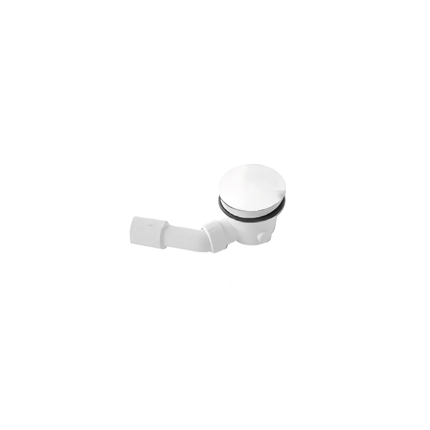 Piletta doccia bianca à˜90 mm con tappo in ABS e curva terminale Azzurra - Bianco Lucido by CeramicStore | Lo specialista del tuo bagno