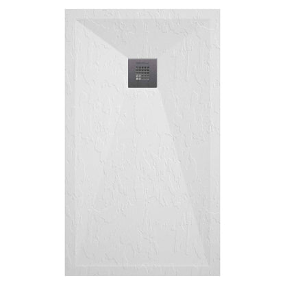 Piatto doccia in resina modello Plus 70x80cm bianco ardesia by CeramicStore | Lo specialista del tuo bagno