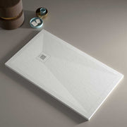 Piatto doccia in resina modello Plus 70x120cm bianco ardesia by CeramicStore | Lo specialista del tuo bagno