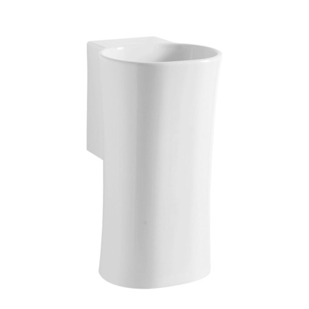Lavabo lavamani sospeso Nativo Ceramica Azzurra senza foro rubinetto - Bianco lucido by CeramicStore | Lo specialista del tuo bagno