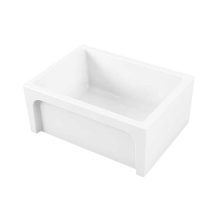 Vasca Lavello cucina 61x46 in ceramica Bianca Lucida collezione Frame di Ceramica Galassia