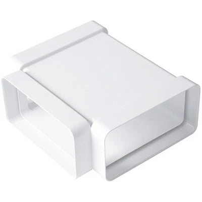 Raccordo a t in abs per tubo rettangolare mm 120x60