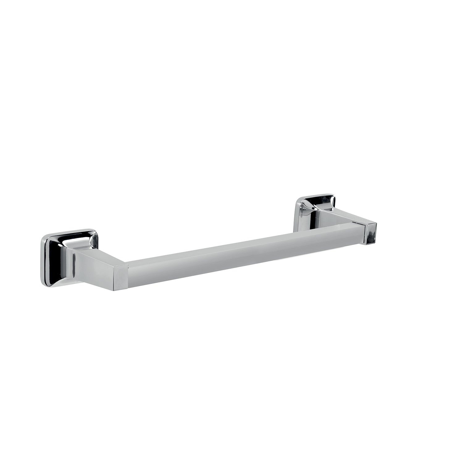 Porta asciugamani 30 cm in alluminio anodizzato di Gedy serie K2 - Cromato by CeramicStore | Lo specialista del tuo bagno