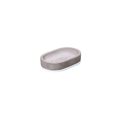 Porta Sapone da parete 'Satu' in cemento by Cipi - cm 12,2 x11,2 x 3h - Supporto in alluminio verniciato - Bianco by CeramicStore | Lo specialista del tuo bagno