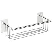Griglia porta sapone doccia da incollo in ottone cromato della collezione 'Stick' by Cosmic by CeramicStore | Lo specialista del tuo bagno