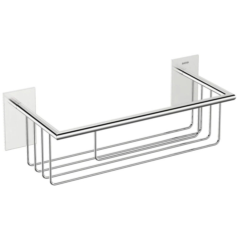 Griglia porta sapone doccia da incollo in ottone cromato della collezione 'Stick' by Cosmic by CeramicStore | Lo specialista del tuo bagno