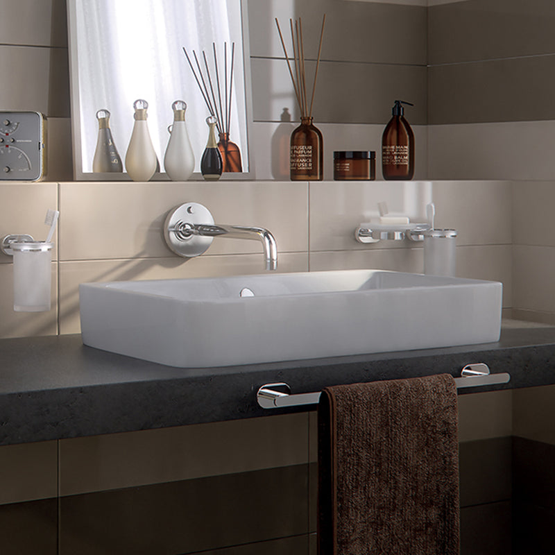 Portasalviette a parete Gedy Bernina cm 35 in acciaio inox cromato by CeramicStore | Lo specialista del tuo bagno