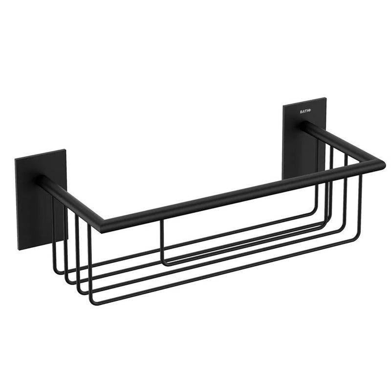 Griglia porta sapone doccia da incollo in ottone verniciato della collezione 'Stick' by Cosmic - Nera by CeramicStore | Lo specialista del tuo bagno