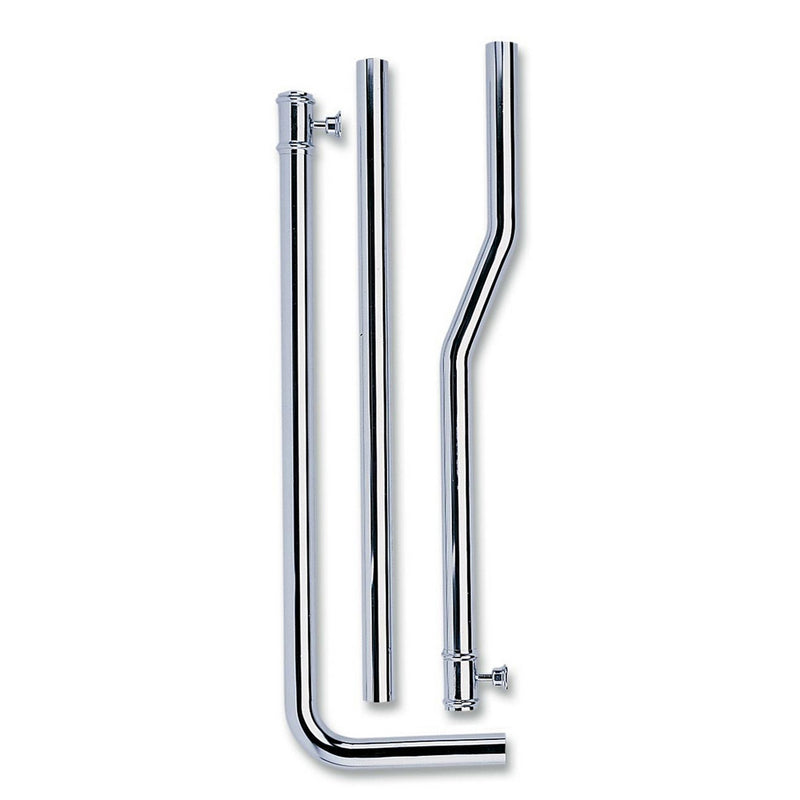 Tubo di scarico cromato lunghezza 180 cm per cassetta alta by CeramicStore | Lo specialista del tuo bagno
