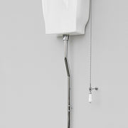 Tubo di scarico cromato lunghezza 180 cm per cassetta alta by CeramicStore | Lo specialista del tuo bagno