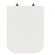 Sedile wc bianco per GSI vaso Traccia larghezza 35 cm cerniere regolabili