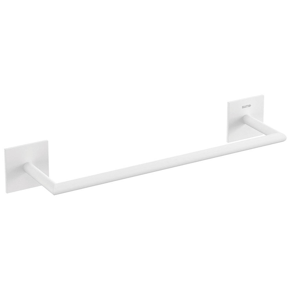 Porta asciugamani da incollo in ottone verniciato della collezione 'Stick' by Cosmic - cm 30 - Bianco by CeramicStore | Lo specialista del tuo bagno