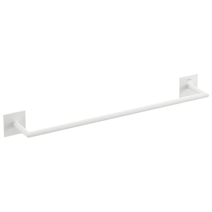 Porta asciugamani da incollo in ottone verniciato della collezione 'Stick' by Cosmic - cm 45 - Bianco by CeramicStore | Lo specialista del tuo bagno