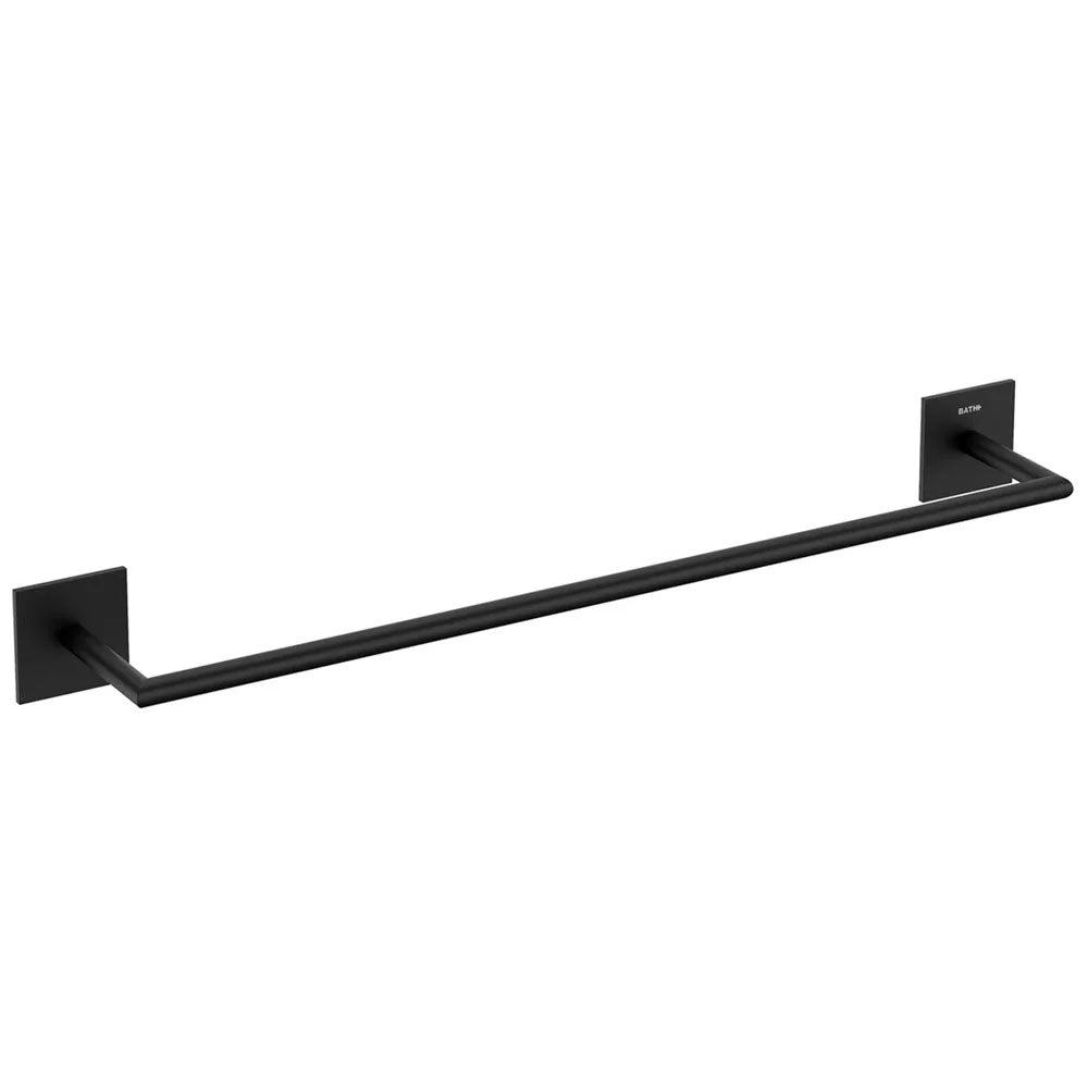 Porta asciugamani da incollo in ottone verniciato della collezione 'Stick' by Cosmic - cm 45 - Nero by CeramicStore | Lo specialista del tuo bagno
