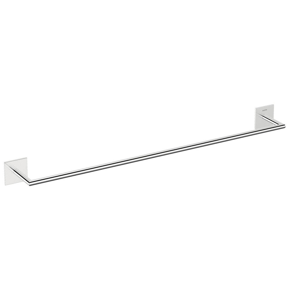 Porta asciugamani da incollo in ottone cromato della collezione 'Stick' by Cosmic - cm 60 by CeramicStore | Lo specialista del tuo bagno