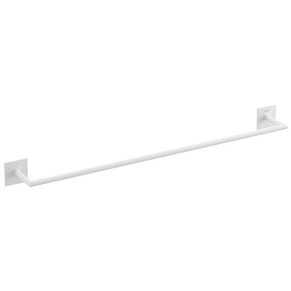 Porta asciugamani da incollo in ottone verniciato della collezione 'Stick' by Cosmic - cm 60 - Bianco by CeramicStore | Lo specialista del tuo bagno