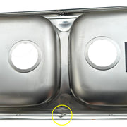 VERSIONE OUTLET - Lavello da cucina in acciaio inox con 2 vasche 86x50 cm by CeramicStore | Lo specialista del tuo bagno