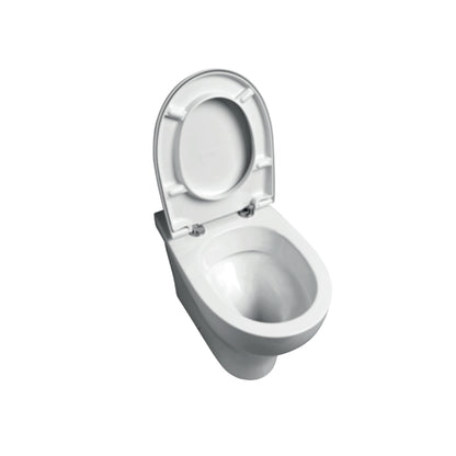 Wc filoparete con scarico traslato senza brida cm 54
