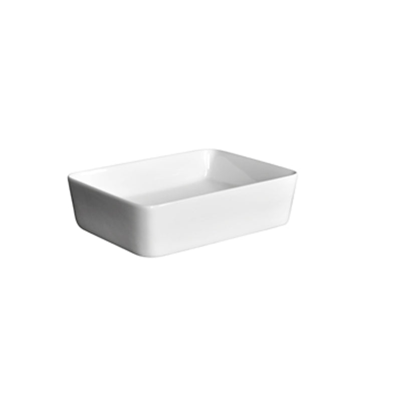 Lavabo da appoggio 'Zeta' Ceramica Azzurra 50x38 cm