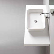Lavabo da appoggio 'Zeta' Ceramica Azzurra 50x38 cm