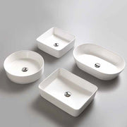 Lavabo da appoggio 'Zeta' Ceramica Azzurra 50x38 cm