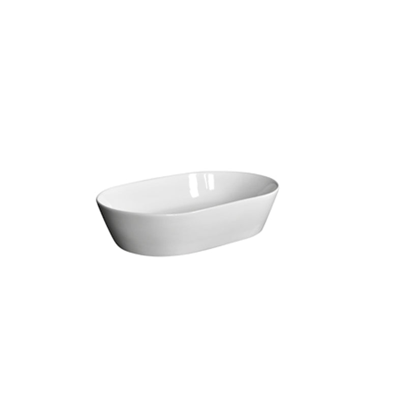 Lavabo da appoggio 'Zeta' Ceramica Azzurra 62x40 cm