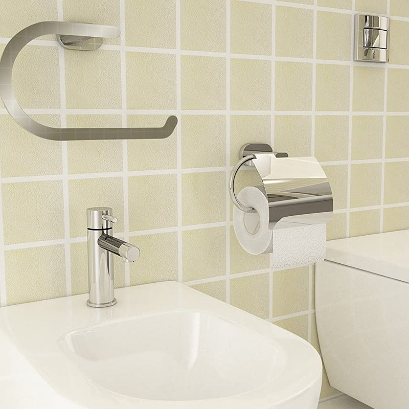 Portarotolo coperto a parete Gedy Bernina in acciaio inox cromo
