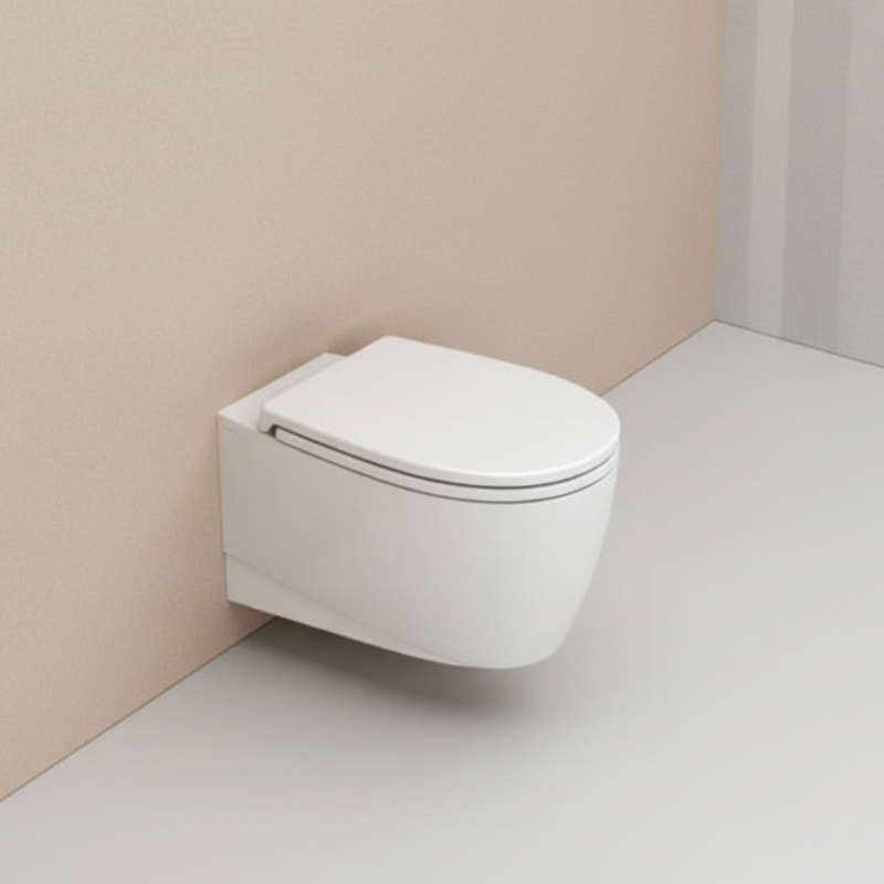 Wc sospeso Ceramica Dolomite modello Demy 54x36 cm con sedile Softclose
