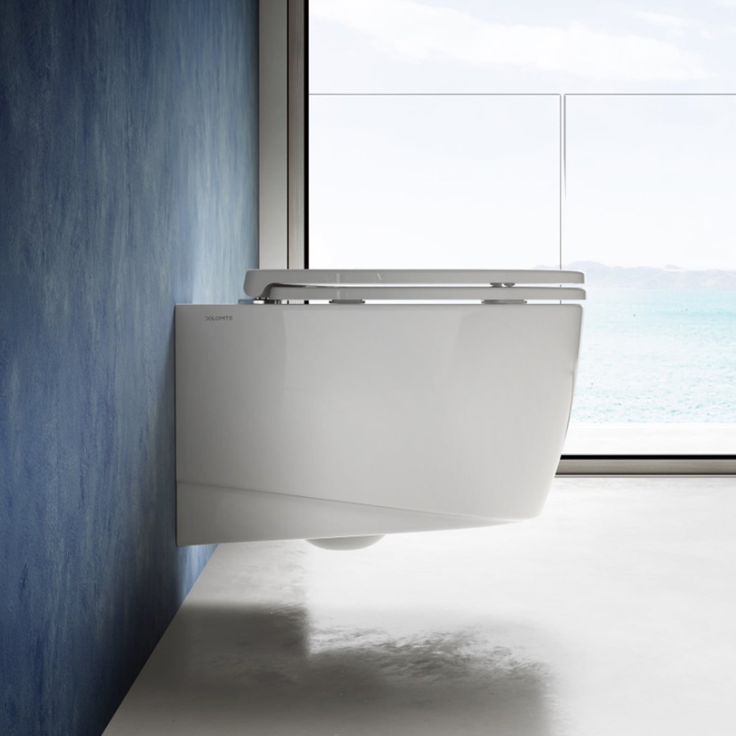 Wc sospeso Ceramica Dolomite modello Demy 54x36 cm con sedile