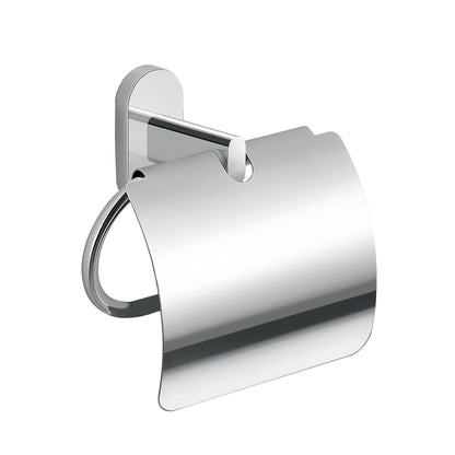 Portarotolo coperto in Acciaio Inox Gedy serie Febo - Cromato
