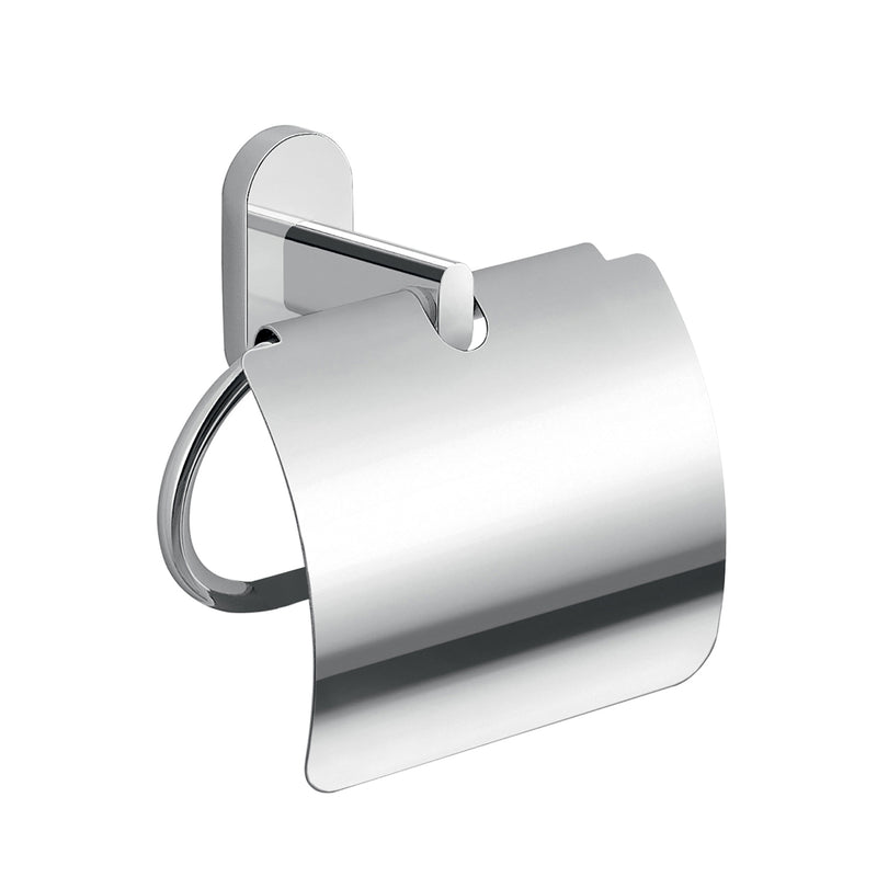 Portarotolo coperto in Acciaio Inox Gedy serie Febo - Cromato