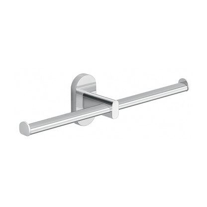 Portarotolo doppio in Acciaio Inox Gedy serie Febo - Cromato