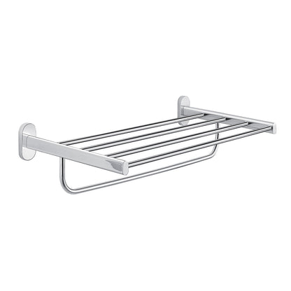Mensola portasciugamani doppia in Acciaio Inox Gedy serie Febo - Cromato by CeramicStore | Lo specialista del tuo bagno