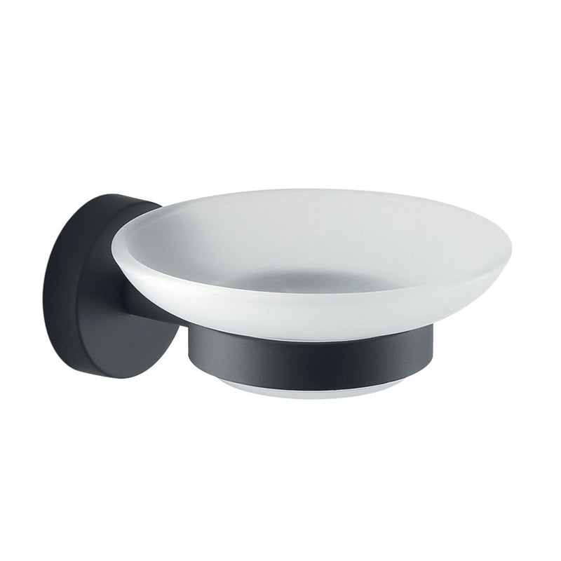 Portasapone a muro in Acciaio Inox Eros di Gedy - Nero Matt by CeramicStore | Lo specialista del tuo bagno